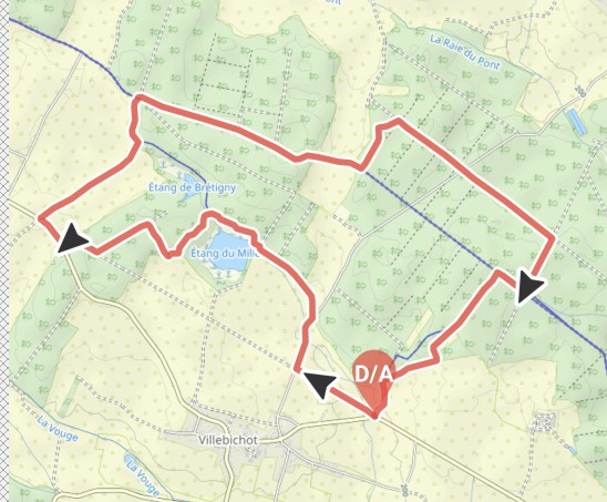 tracé du parcours