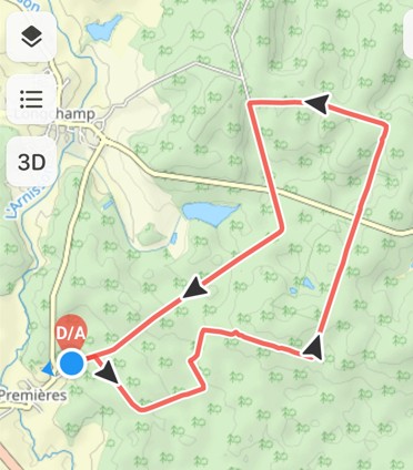tracé du parcours